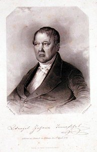 Portrett av Wenzel Johann Tomaschek (1774-1850) gravert av Albert Henry Payne (1812-1902) (gravering) av F. T. (after) Mayer