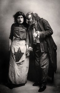 Constance Collier 1878-1955 og Herbert Beerbohm Tree 1853-1917, engelske skuespillere, 1906. av F. W. Burford