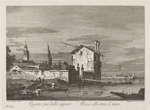 Jo vakrere det ser ut... av Fabio Berardi after Canaletto