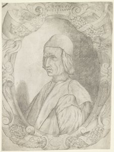 Portrett av Agnolo Poliziano av Fabio Licinio