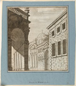 Scenedesign: By med en Loggia av Fabrizio Galliari