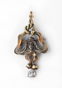 Anheng-brosje, mellom 1899 og 1908 av Factory Fabergé Russian Master