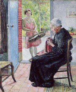 På the Thatched Cottage, 1921 av Fairlie Harmar