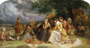Etter slaget ved Prestonpans, 21. september 1745, 1849 av Fanny McIan