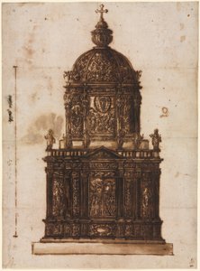 Design for et Ciborium, 1600-tallet. av Fantoni Family Workshop