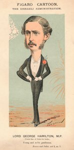 Lord George Hamilton, MP, c1870 av Faustin