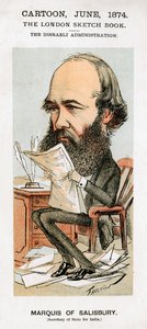 Robert Arthur Talbot Gascoyne-Cecil, tredje markis av Salisbury, britisk politiker, 1874.