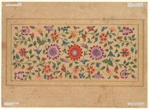 aScrolling Floral Vines, 1755.