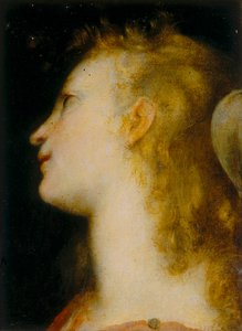 Hodet til en engel av Federico Barocci
