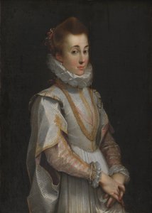 Portrett av en ung dame av Federico Barocci
