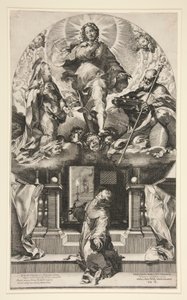 The Vision of St. Francis (The Forgiveness of St. Francis) av Federico Barocci