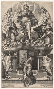 The Vision of St. Francis, 1581. av Federico Barocci