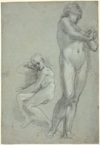 To nakne ungdommer [recto]