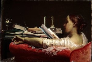 Leseren (olje på lerret