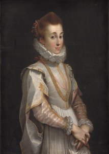 Portrait of a Young Lady, ca. 1600 (olje på lerret) av Federico Fiori Barocci or Baroccio