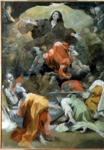 Jomfruens antagelse av Federico Fiori Barocci or Baroccio