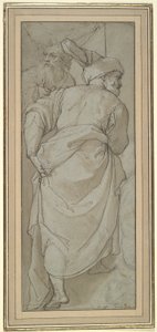 Figurstudie for av Federico Zuccaro