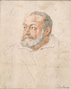 Portrett av en mann, Barozzi da Vignola, 1500-tallet av Federico Zuccaro