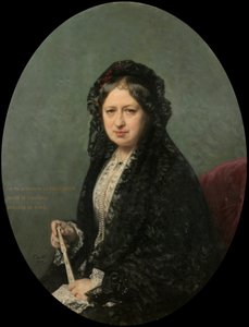 María Encarnación Cueto de Saavedra, hertuginne av Rivas av Federico de Madrazo y Kuntz