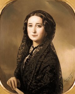 "Portrett av den spanske poeten Carolina Coronado (1823-1911)" (maleri)