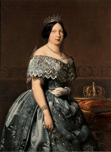 Dronning Isabella II av Spania, maleri av Federico Madrazo