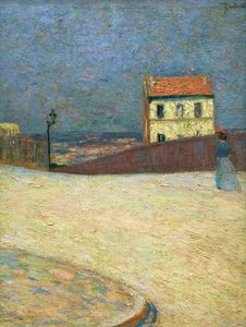 Lite hus i Montmartre, ca 1875 (olje på lerret) av Federigo Zandomeneghi