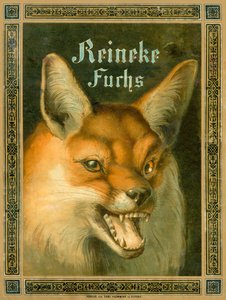 Forside av Reynard the Fox, eller "Reineke Fuchs" av Fedor Alexis Flinzer