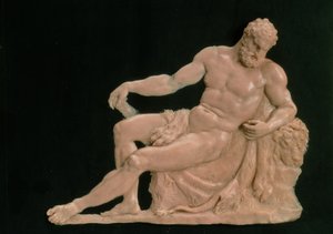 Hercules at Rest, ca. 1806 (voks på skifer)