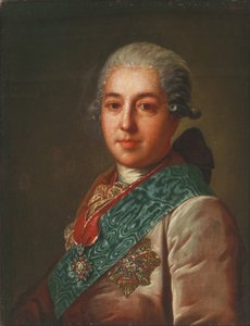 Portrett av grev Mikhail Mikhaylovich Golitsyn 1731-1806, 1774