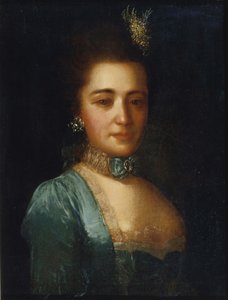 Portrett av prinsesse Praskovia Ivanovna Golitsyna av Fedor Stepanovich Rokotov