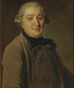 Portrett av grev Ivan Grigoryevich Orlov 1738-1791, mellom 1762 og 1765 av Fedor Stepanovich Rokotov