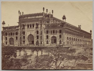 Eksteriør av Asaf-ud-Daula Imambara, eller grav
