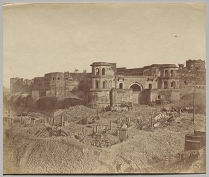 Mucha Bawn, eller det gamle citadellet i Lucknow av Felice A. Beato
