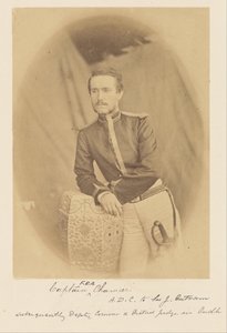 Kaptein F.E.A. Chamier, A.D.C. til Sir J. Outram, senere visekommissær og distriktsdommer i Oudh av Felice Beato