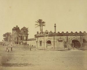 Eksteriør av The Secundra Bagh av Felice Beato