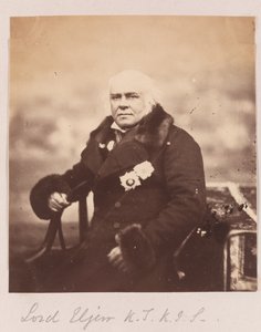 James Bruce åttende jarl av Elgin, 1860 av Felice Beato