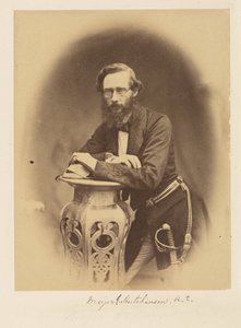 Major E. Hutchinson, R.E. av Felice Beato