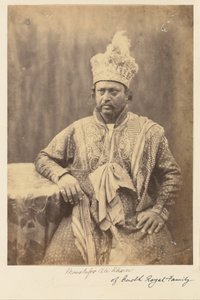 Moostafor Ali Khan fra kongefamilien Budh av Felice Beato