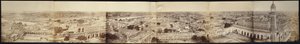 Panorama av Lucknow, hentet fra Kaiser Bagh-palasset, 1858 av Felice Beato