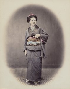 Portrett av en kvinne, 1868. av Felice Beato
