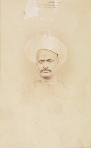 Sir Dinkar Rao, sjefsminister for Maharaja av Gwalior av Felice Beato