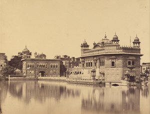 Det gylne tempel på Amritsar av Felice Beato