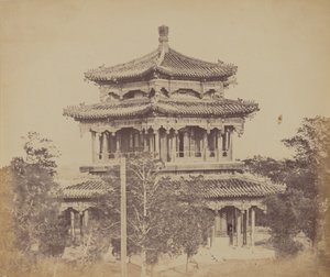 Det store keiserpalasset Yuen Min Yuen, Pekin, før brenningen, 18. oktober 1860 av Felice Beato