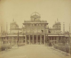 Kongens palass i Kaiserbagh av Felice Beato