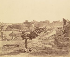 Vannbastion og brudd av Felice Beato