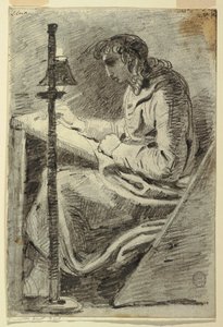 En kunstnertegning av Lamplight av Felice Giani