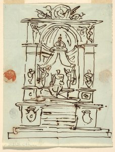 Design for et monument av Felice Giani