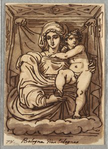 Madonna og barn av Felice Giani