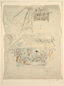 Studie for Apollo-rommet, Palazzo Milzetti, Faenza av Felice Giani