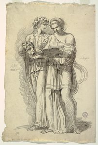Thalia, Muse of Comedy og Calliope, Muse of Epic Poetry